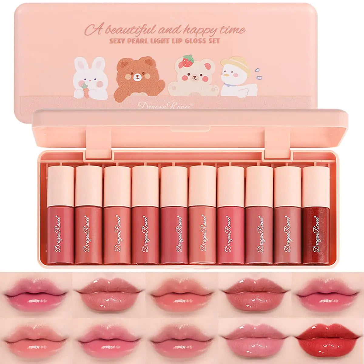 Alisesun Lip Tint Set 10 Colors – Front View