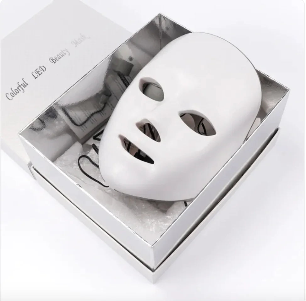 LED skin rejuvenation mask front view